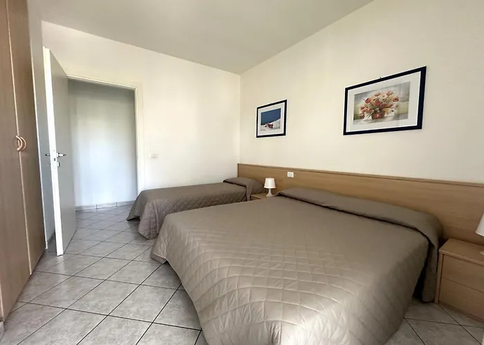 Flat With Side Sea View